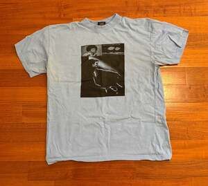 Vintage Skyland Michael Jackson Moonwalk Graphic T-Shirt Light Blue